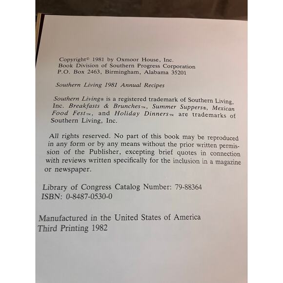 Southern Living, Better Homes and Gardens, Book Lot of (3), 80s 70s, Cookbooks - Picture 7 of 8